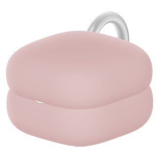 Futrola za punjenje za LinkBuds Fit sa roze maskom.