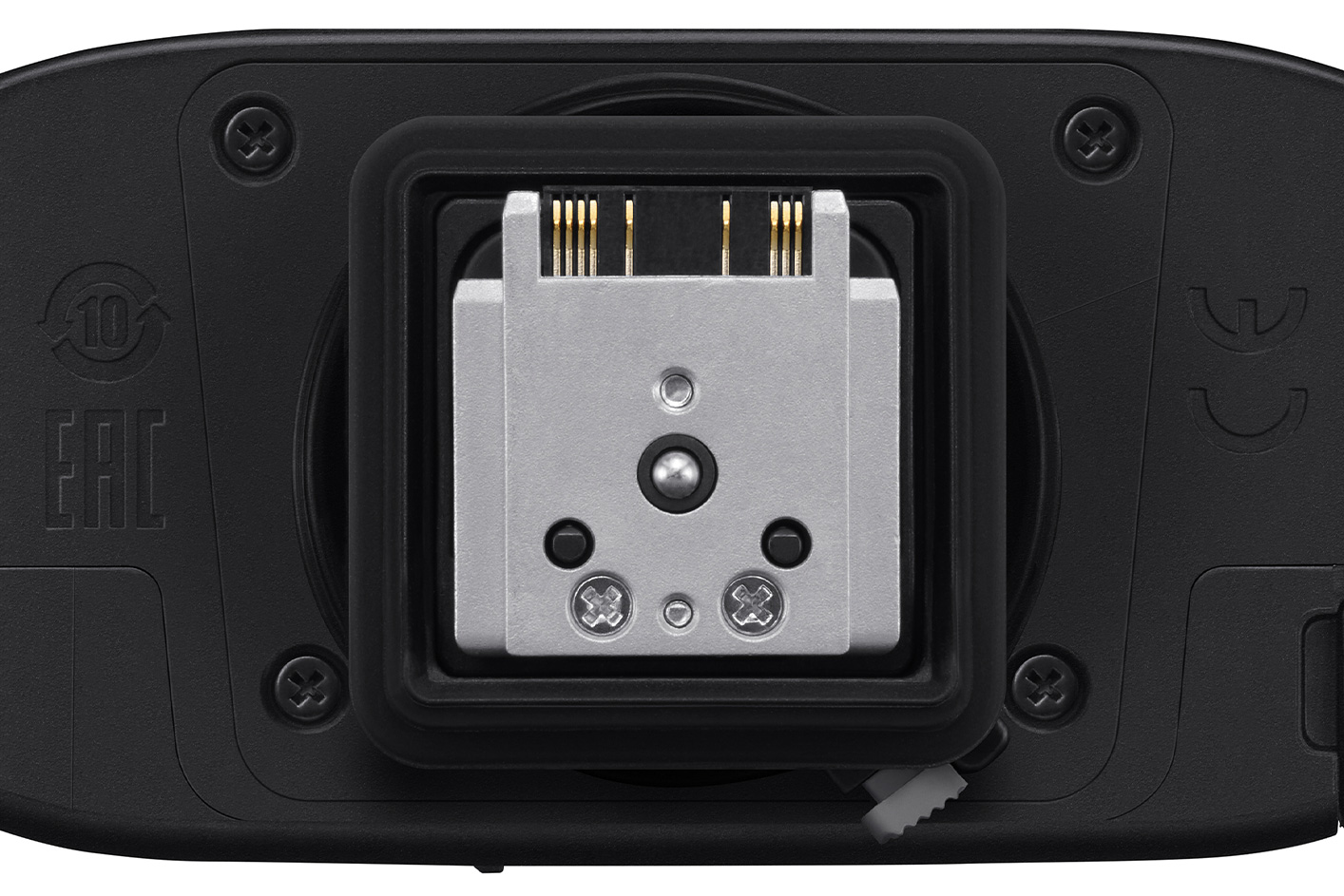 Slika osnove metalnog priključka sa izdržljivim bočnim okvirom ispod blica